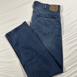 Levi's 559 Jeans Mens 38x34 Relaxed Straight Blue Denim